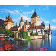Набор для рисования «Darvish» по номерам, Замок Швейцарии, DV-9521-8, 40х50 см