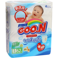 

Подгузники"GOO.N"(р.S,5-9кг,62шт)