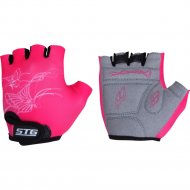 Перчатки велосипедные «STG» Х61898-М, размер M, розовый