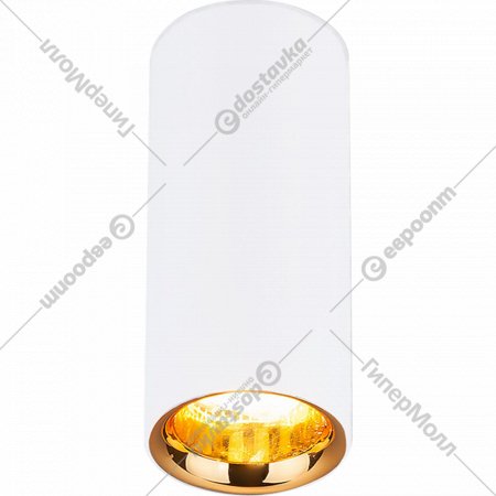 Точечный светильник «Elektrostandard» DLR030 12W 4200K, белый матовый/золото