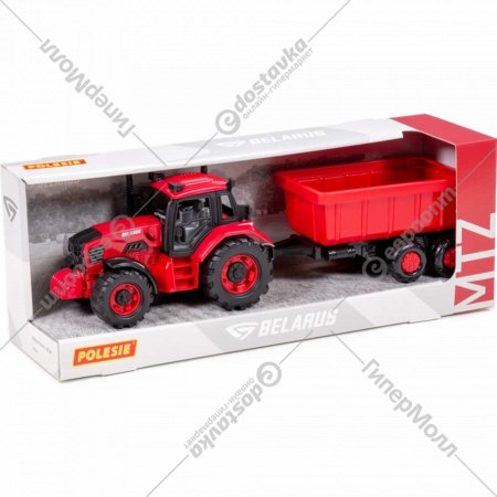 Трактор игрушечный «Полесье» BELARUS с прицепом, 91321