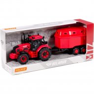 Трактор игрушечный «Полесье» BELARUS для перевозки животных, 91499