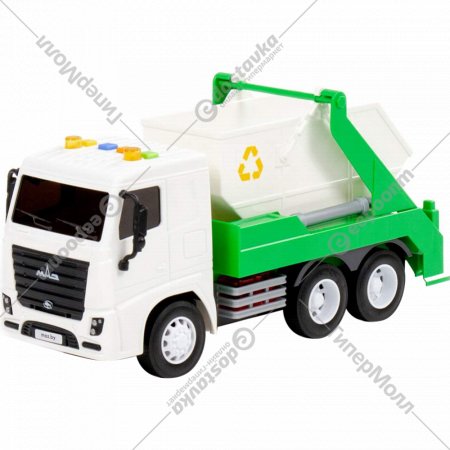 Автомобиль-контейнеровоз игрушечный «Полесье» МАЗ, инерционный, со светом и звуком, 94032