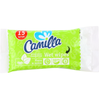 

Салфетки вл."CAMILLA"(мята,лайм)15шт