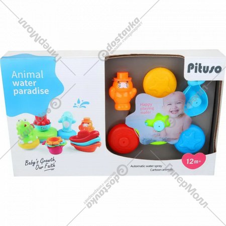 Набор игрушек для ванной «Pituso» Забавные животные, K999-212B