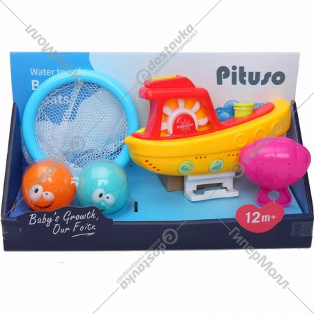 Набор игрушек для ванной «Pituso» Кораблик с мячиками, K999-206B