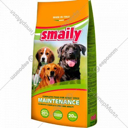 Корм для собак «Smaily» Adult Maintenance, для взрослых всех пород, 20 кг