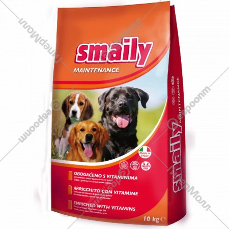 Корм для собак «Smaily» Adult Maintenance, для взрослых всех пород, 10 кг
