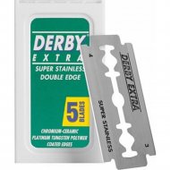 Лезвия для бритвы «Derby» Extra, пенал, 5 шт