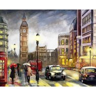 Набор для рисования «Darvish» по номерам, Осенний Лондон, DV-9520-1, 40х30 см
