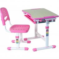 Комплект детской мебели «FunDesk» Piccolino, парта+стул, розовый