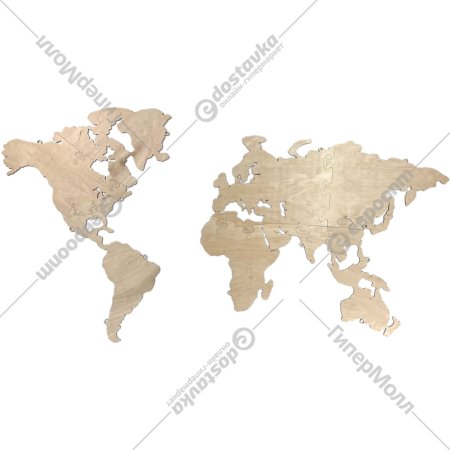 Подложка для карты мира «Woodary» 3241, XXL, 100х181 см