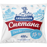 

Сметана (15% ж.,п/пл)400г