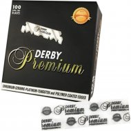 Лезвия для бритвы «Derby» Professional Premium, для профессионального бритья, 100 шт