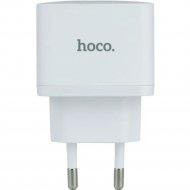Сетевое зарядное устройство «Hoco» N29, 2 Usb Type-C PD35W + кабель Type-C - Type-C, белый