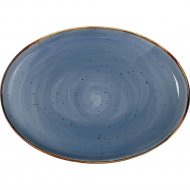 Блюдо «AksHome» Vital, голубой, 25.7х18.6х2.5 см