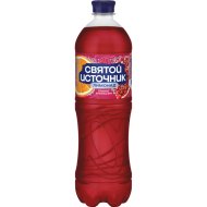 На­пи­ток сильнога­зи­ро­ван­ный Свя­той Ис­точ­ни­к со вкусом гра­на­та и апель­си­на, 1 л