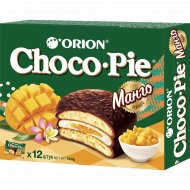 Печенье-бисквит «Choco Pie Orion» манго, 12х30 г
