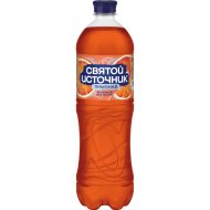 На­пи­ток сильнога­зи­ро­ван­ный «Свя­той Ис­точ­ни­к» со вкусом крас­но­го апель­си­на, 1 л