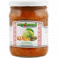 Солянка «Кировский ПК» овощно-грибная из свежей капусты, 450 г