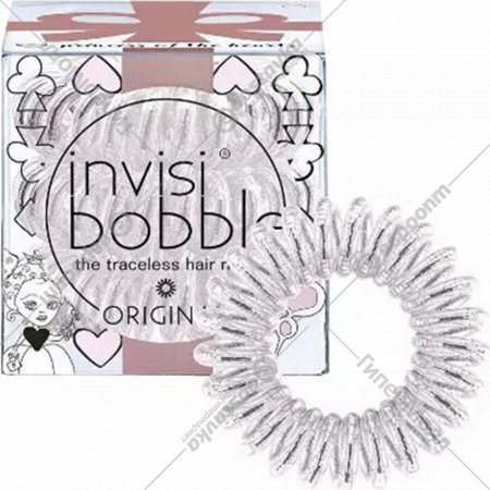 Резинка для волос «Invisibobble» Original Princess Of The Hearts, с подвесом