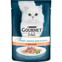 

Корм д/кошек "GOURMET PERLE" (лосось)85г