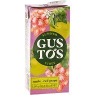Напиток с добавлением сока «Gustos» яблоко-виноград, 1 л