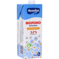 

Молоко "ПИТЬЕВОЕ"3.2% (стер) Тетрапак 1л