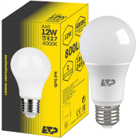 

Лампа светодиод"ETP"(A60 12W E27 4000K)