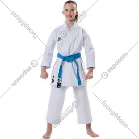 Кимоно для карате «Tokaido» Karategi Kata Master Junior Slim Fit WKF, белый, размер 140, ATKMJU