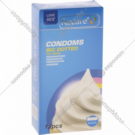 Презервативы «Recare» с ароматом мороженого, арт.RC22042710, 12 шт