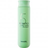 Шампунь «Masil» 5 Probiotics, отшелушивающий с пробиотиками для укрепления и эластичности волос 300 мл