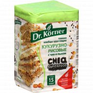 Хлебцы кукурузно-рисовые «Dr.Korner» с чиа и семенами льна, 100 г