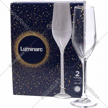 Набор бокалов для шампанского «Luminarc» Celeste, 2 шт, 160 мл