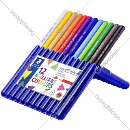 Набор цветных карандашей «Staedtler» Ergosoft Jumbo, 158 SB12, 12 цветов