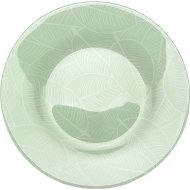 Блюдо«LEAVES»(стекло,зел.светл,260мм)