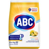Стиральный порошок ABC Лимон, 6 кг