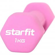 Гантель «Starfit» DB-201, розовый, 1.0 кг