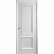 Дверь «Юркас шпон» Валенсия-4 ДГ Белая эмаль, 200х60 см