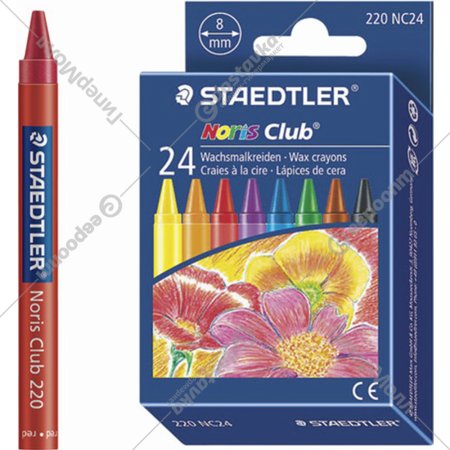 Набор восковых мелков «Staedtler» Норис, 220-NC24, 24 цвета