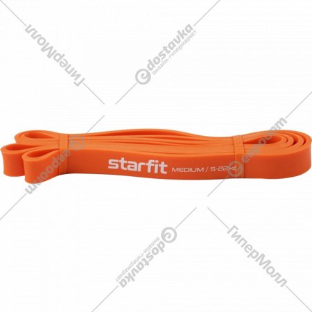 Эспандер ленточный «Starfit» ES-803, нагрузка 5-22 кг, 208х2.2 см, оранжевый
