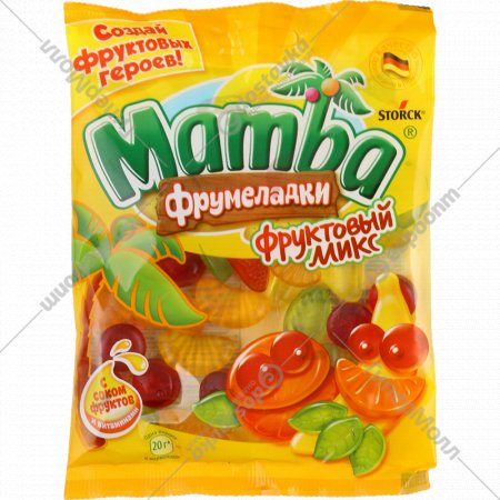 Мармелад жевательный «Mamba» фруктовый микс, 140 г