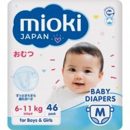 Подгузники детские «Mioki» M, 6-11 кг, 46 шт