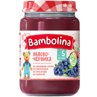 

Пюре "BAMBOLINA"(ябл/черника) 190г