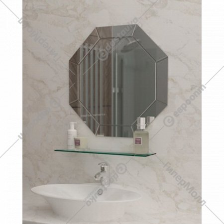Зеркало «Милания» Венеция, с гравировкой, 650х650 мм