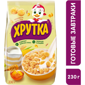 Го­то­вый зав­трак «Хрут­ка» ме­до­вые шарики муль­тиз­ла­ко­вые, 230 г