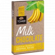 Шоколад «Томер» молочный, c бананом, 90 г