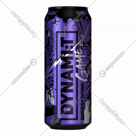 Энергетический напиток «Dynami:T» Game Energy Drink, 0.45 л