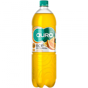 На­пи­ток со­ко­со­дер­жа­щий нега­зи­ро­ван­ный «Aura» апель­син, 1.5 л