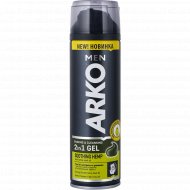 Гель для бритья «Arko men» 2 in 1, с маслом семян конопли, 200 мл